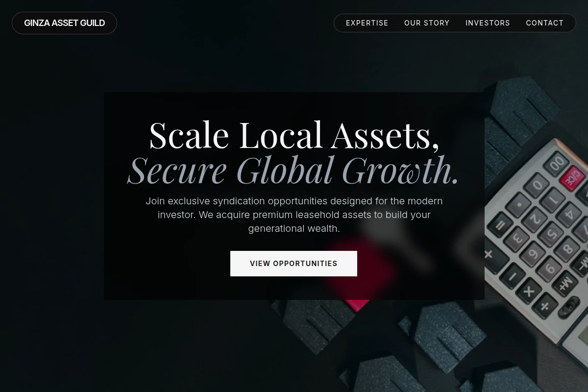 Lease Real Estate Syndication