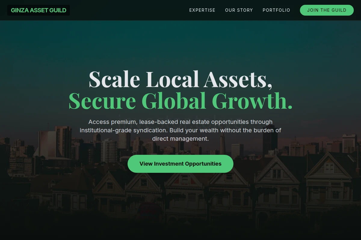 Lease Real Estate Syndication
